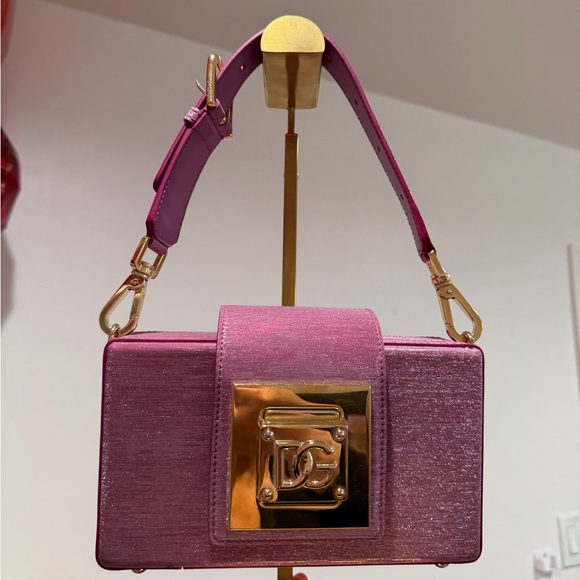 Dolce & Gabbana Handbags - Dolce and Gabbana Pink and Gold Bag